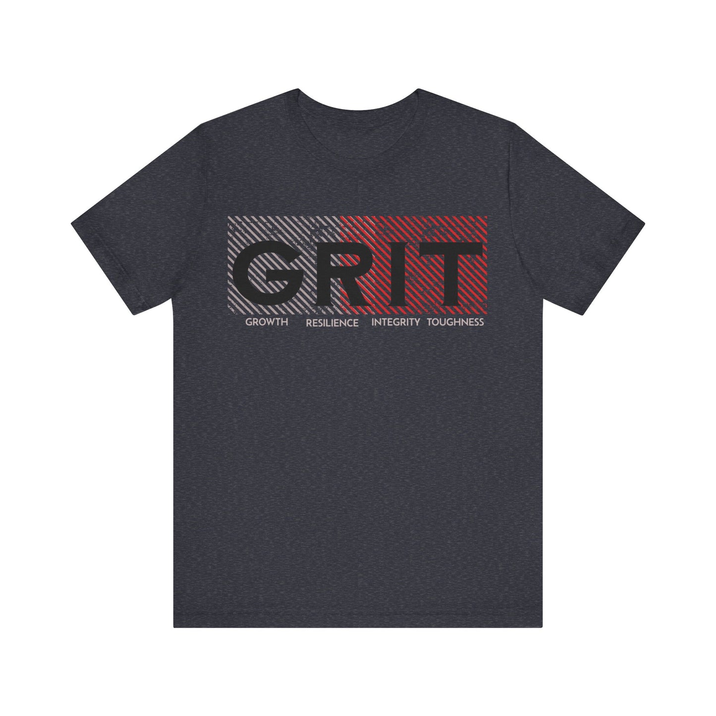 G.R.I.T. Growth, Resilience, Integrity, Toughness | Unisex Jersey Short Sleeve Tee