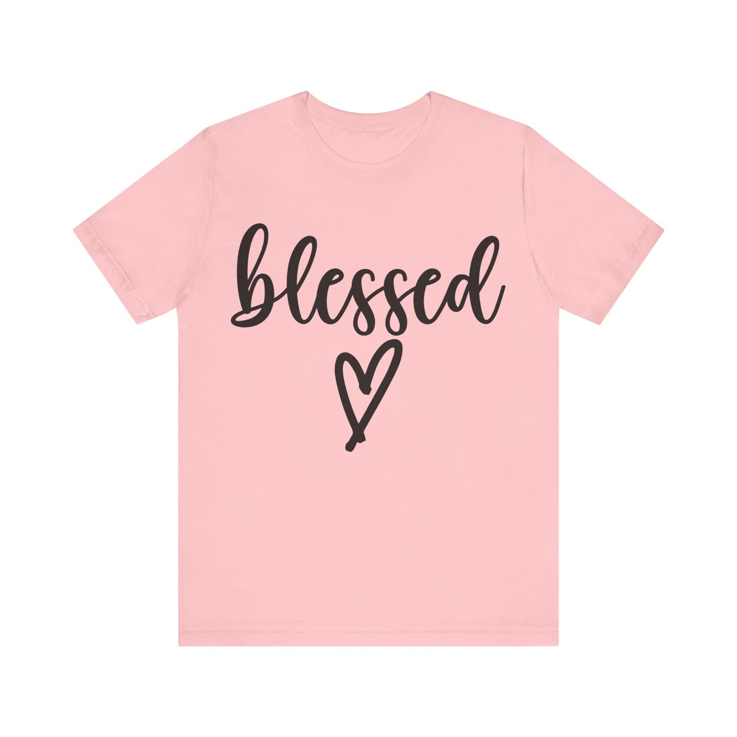 Blessed w/ Heart | Unisex Jersey Short Sleeve Tee