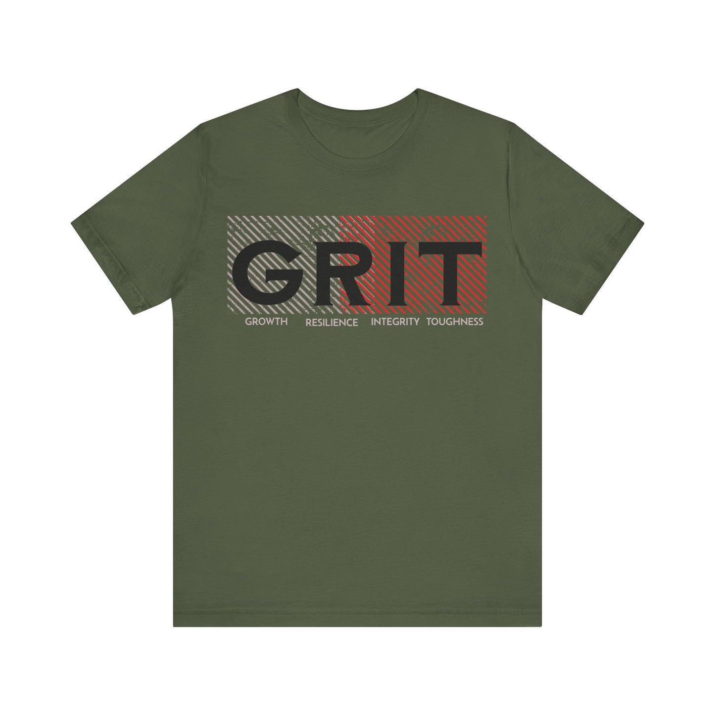 G.R.I.T. Growth, Resilience, Integrity, Toughness | Unisex Jersey Short Sleeve Tee