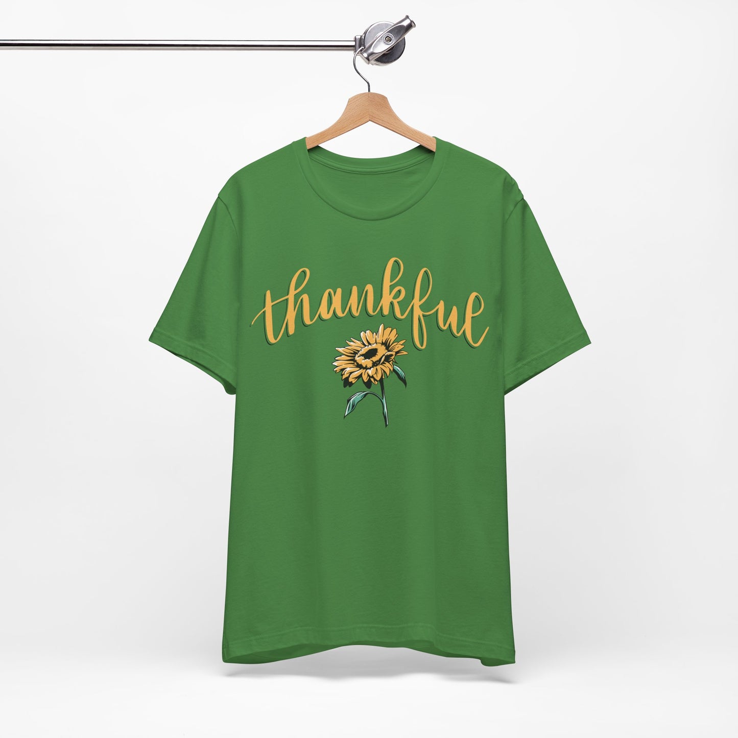 THANKFUL w/ Sunflower | Unisex Jersey Short Sleeve Tee