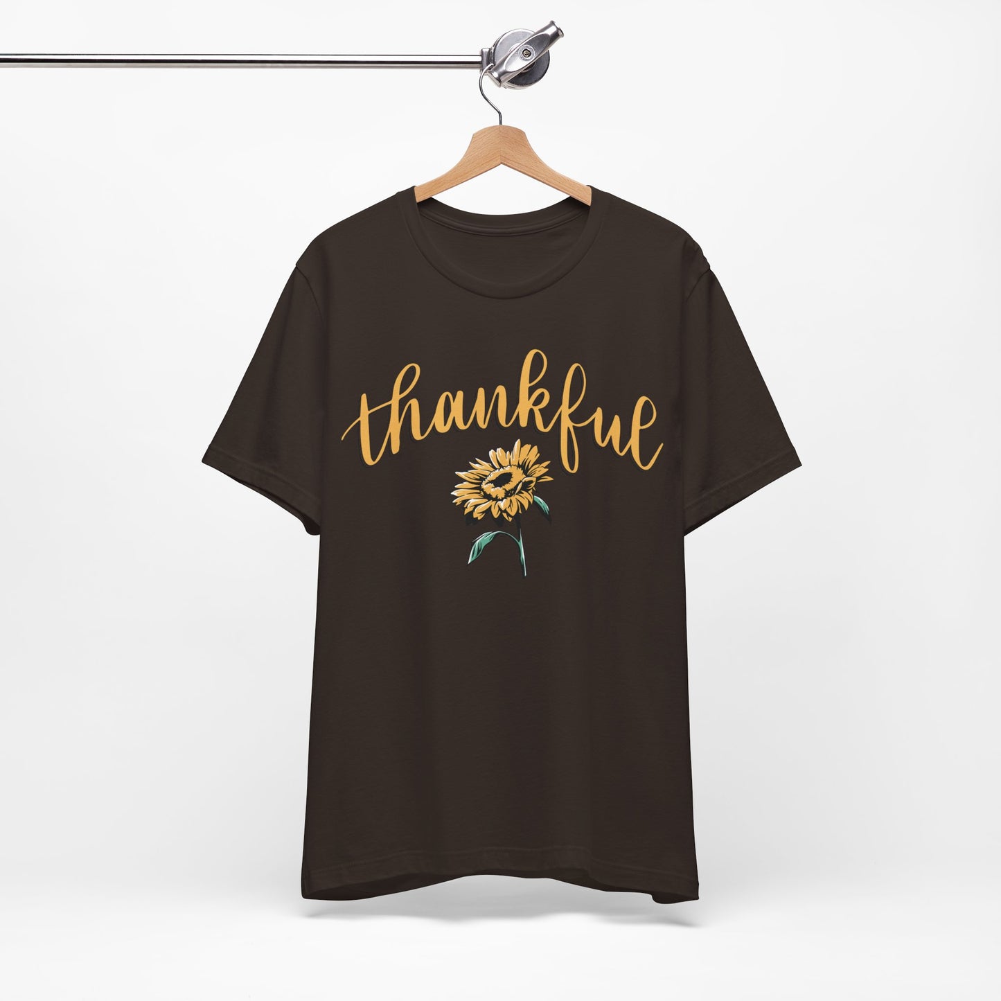 THANKFUL w/ Sunflower | Unisex Jersey Short Sleeve Tee