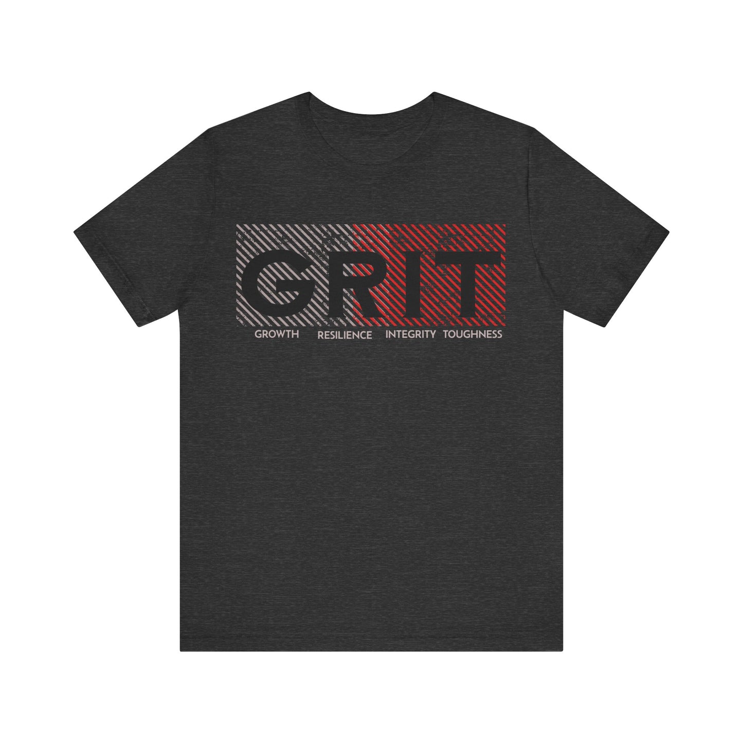 G.R.I.T. Growth, Resilience, Integrity, Toughness | Unisex Jersey Short Sleeve Tee
