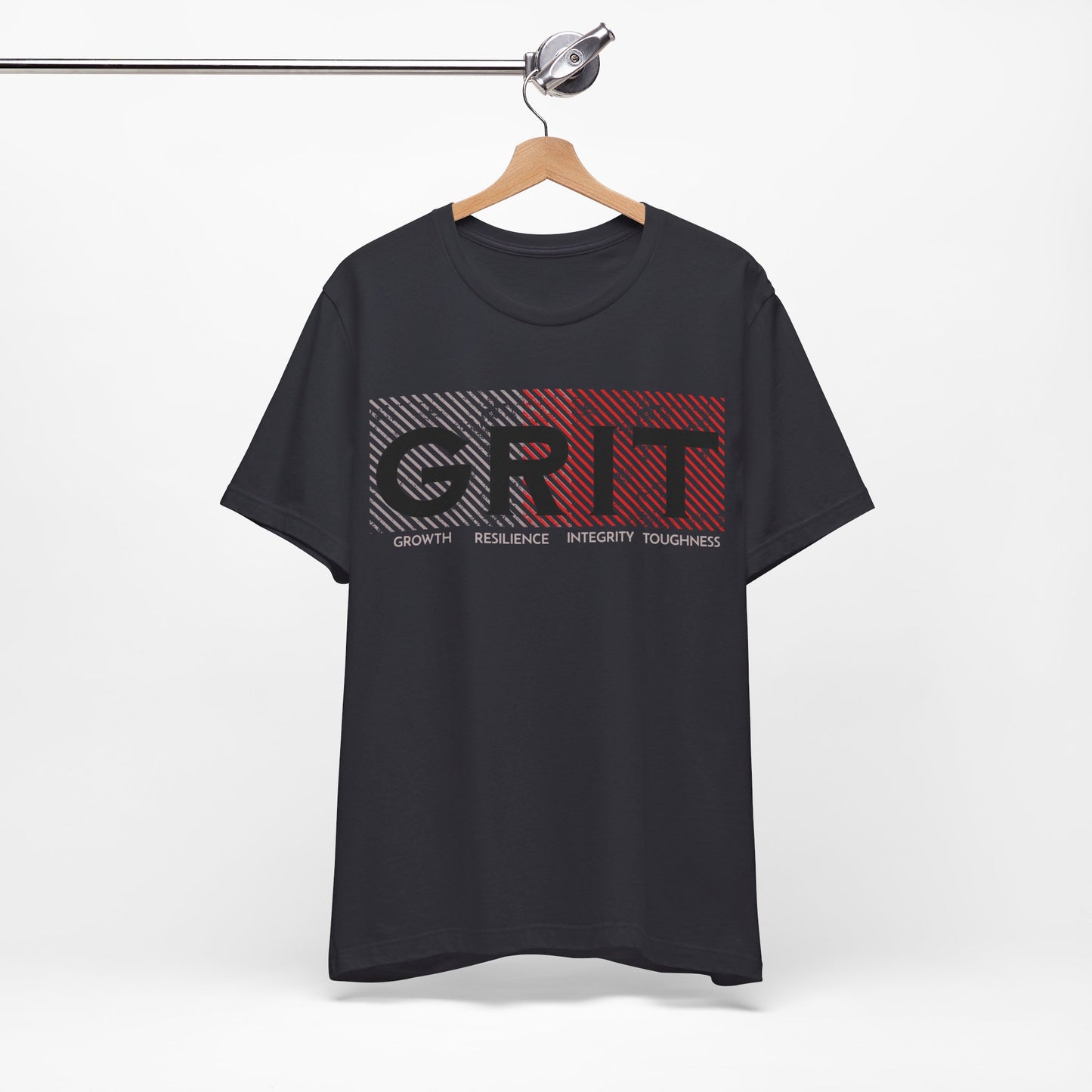 G.R.I.T. Growth, Resilience, Integrity, Toughness | Unisex Jersey Short Sleeve Tee