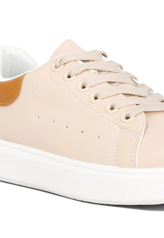 ENORA Comfortable Lace Up Sneakers