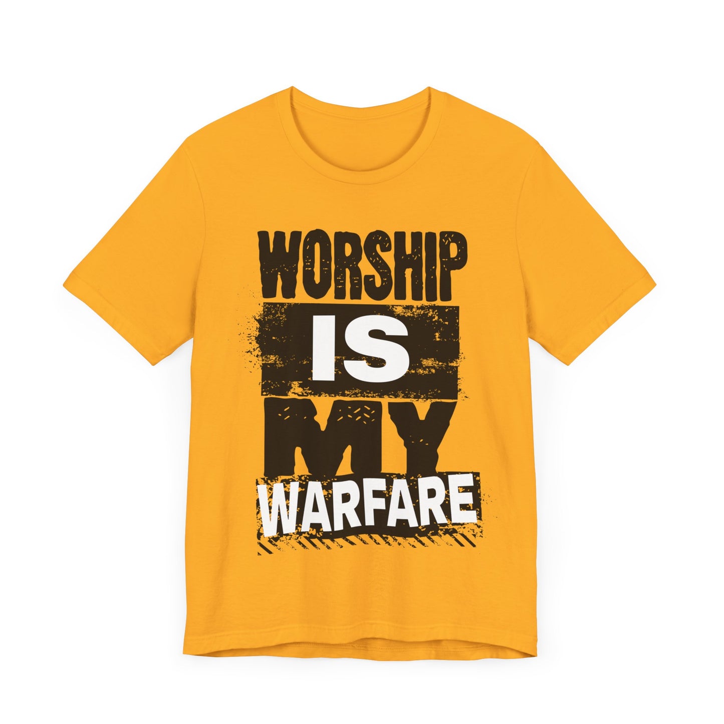 WORSHIP is my WARFARE | Unisex Jersey Short Sleeve Tee