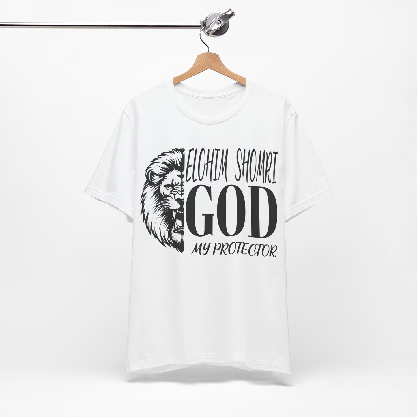 Elohim Shomri GOD My Protector | Unisex Jersey Short Sleeve Tee