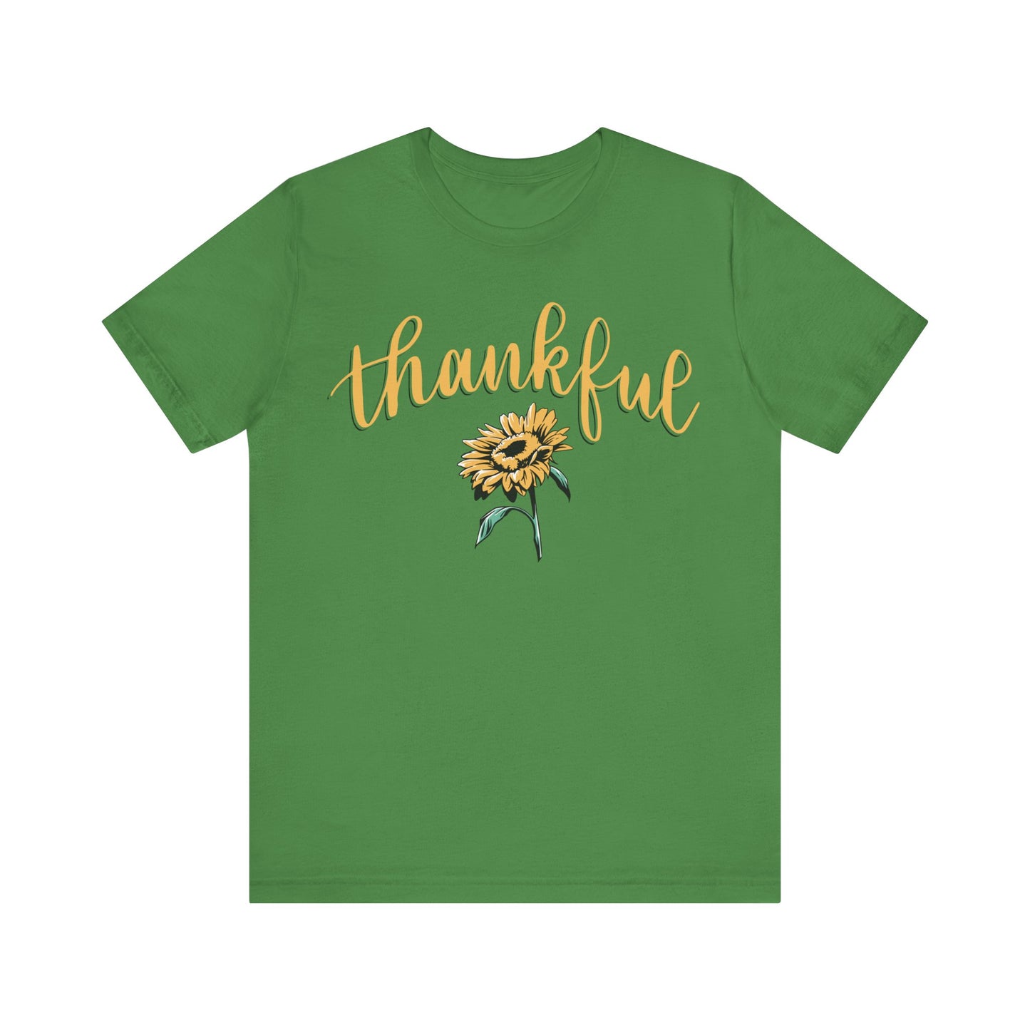 THANKFUL w/ Sunflower | Unisex Jersey Short Sleeve Tee
