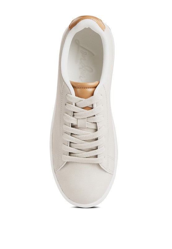 MINKY Lace Up Casual Sneakers