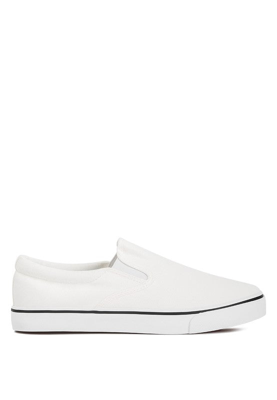 MERLIN Canvas Slip On Sneakers