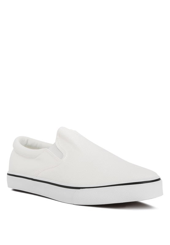 MERLIN Canvas Slip On Sneakers