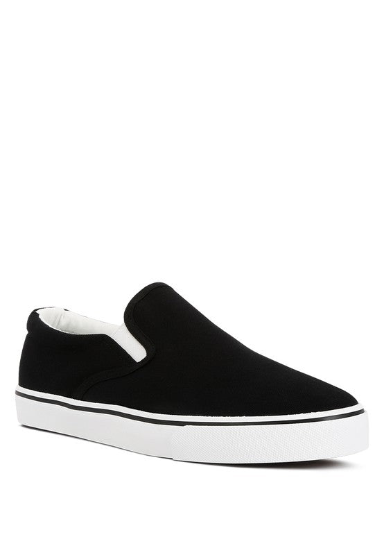 MERLIN Canvas Slip On Sneakers