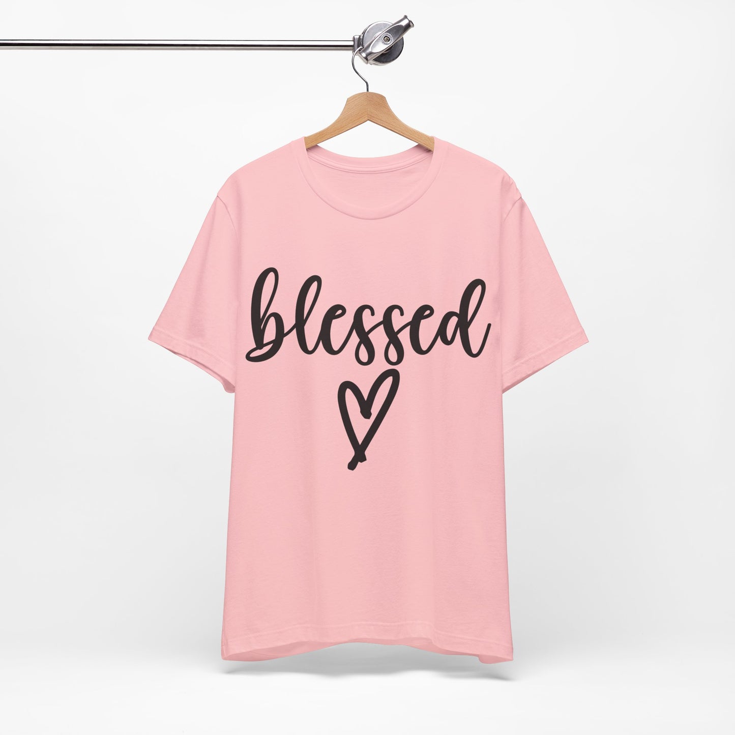 Blessed w/ Heart | Unisex Jersey Short Sleeve Tee