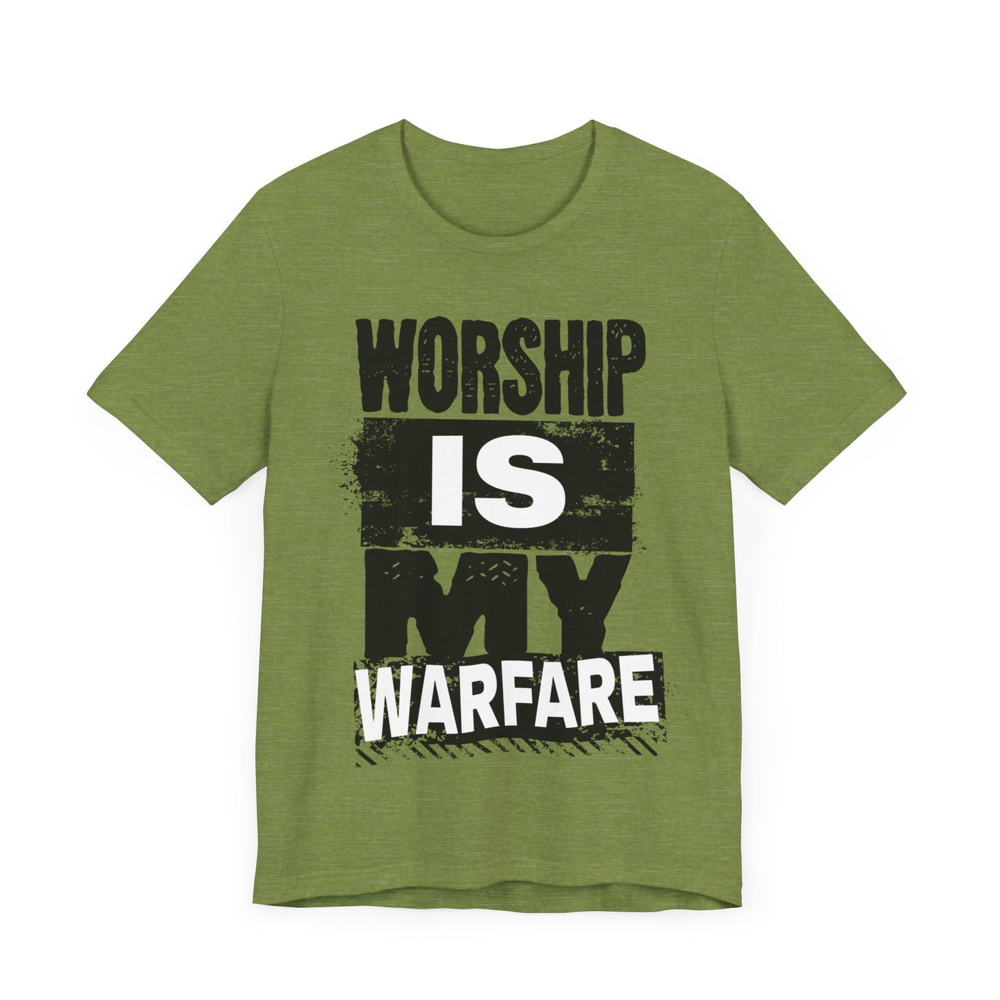 WORSHIP is my WARFARE | Unisex Jersey Short Sleeve Tee