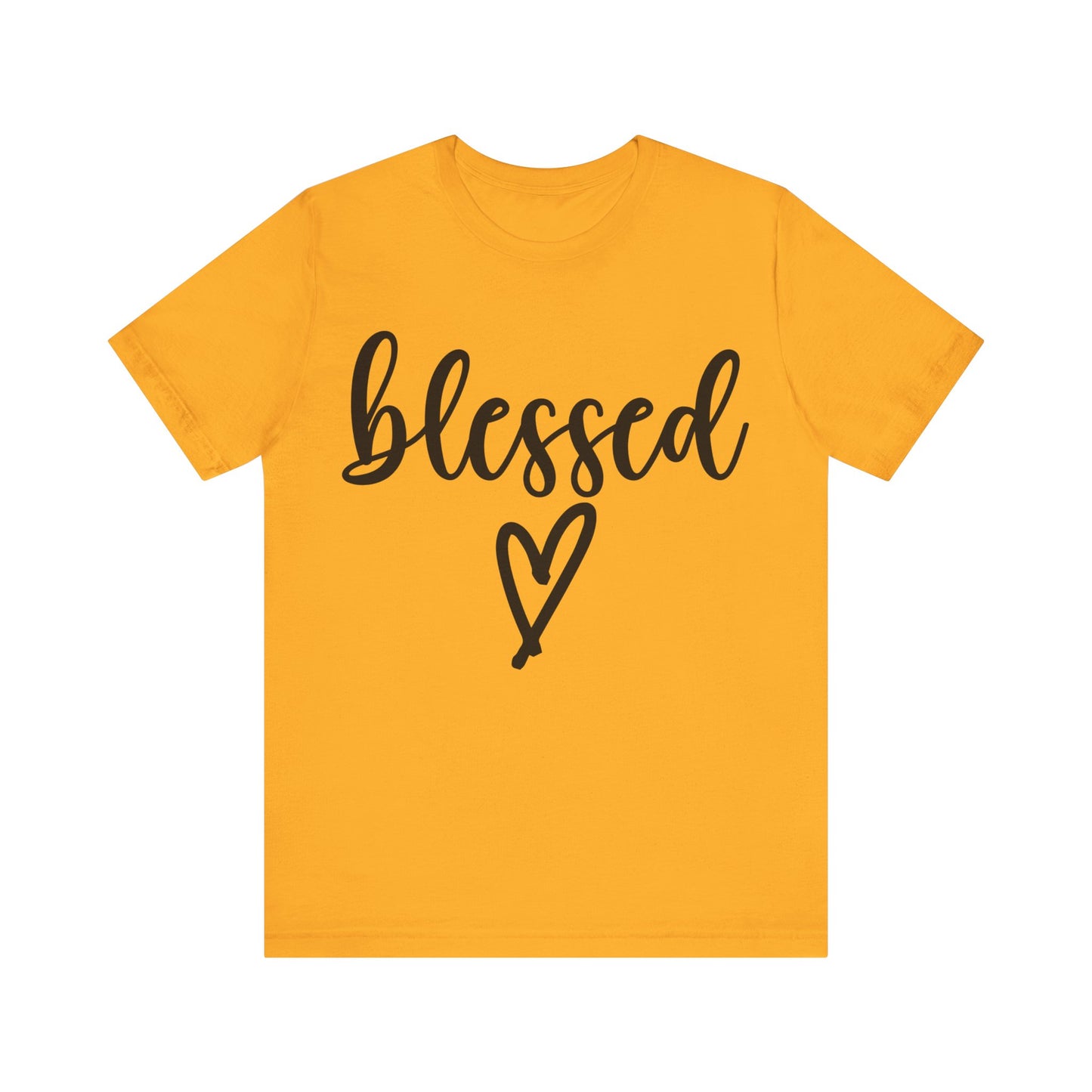 Blessed w/ Heart | Unisex Jersey Short Sleeve Tee